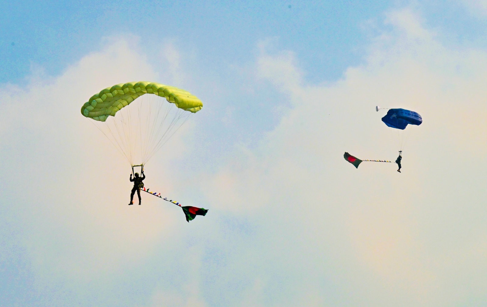গিনেস ওয়ার্ল্ড রেকর্ডস কর্তৃক আনুষ্ঠানিকভাবে বাংলাদেশকে “MOST FLAGS FLOWN SIMULTANEOUSLY WHILE SKYDIVING (PARACHUTE JUMP)” বিশ্বরেকর্ডধারী হিসেবে স্বীকৃতি