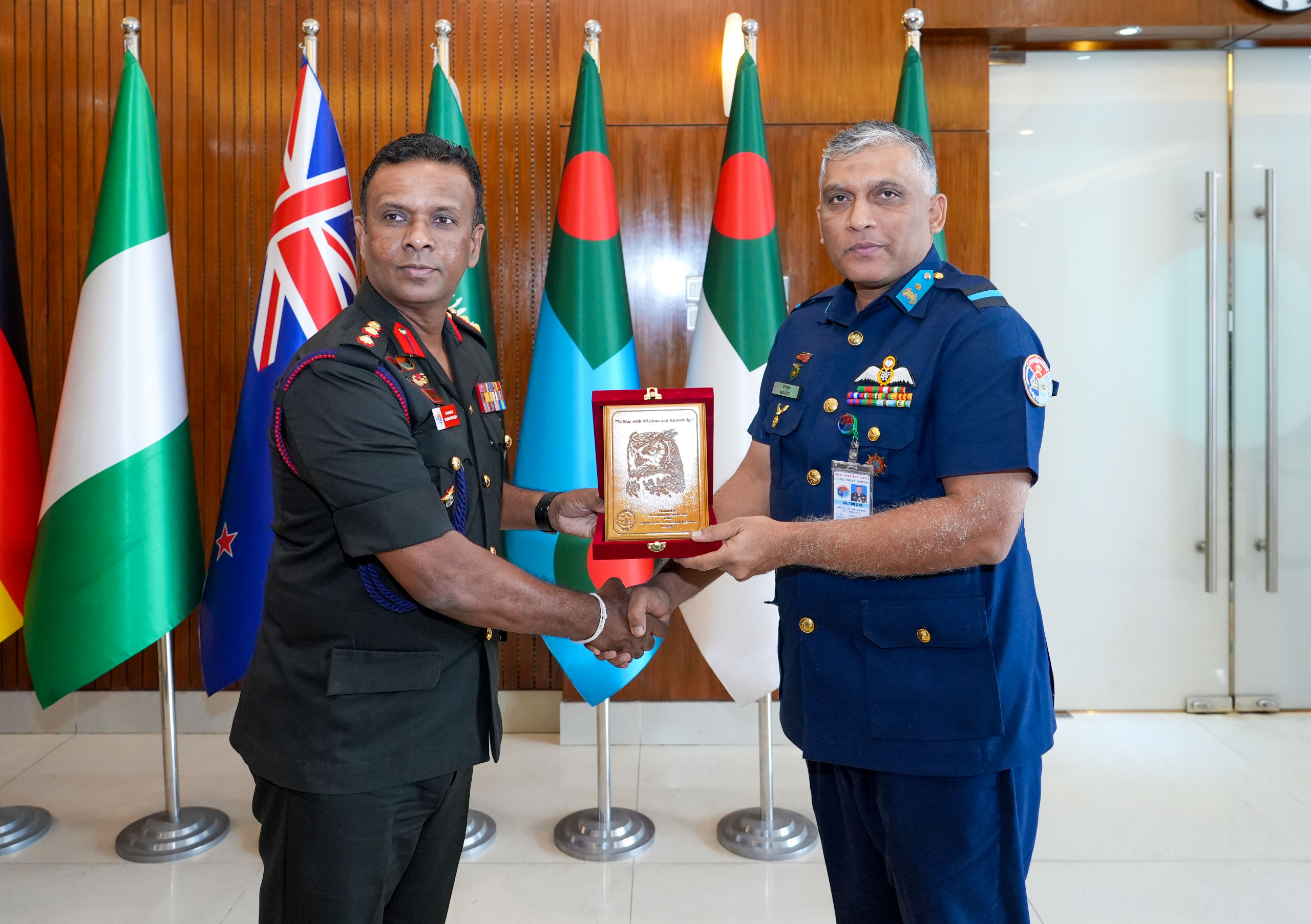 Defence Services Command and Staff College Sri Lanka Visit at Armed Forces Division (AFD)