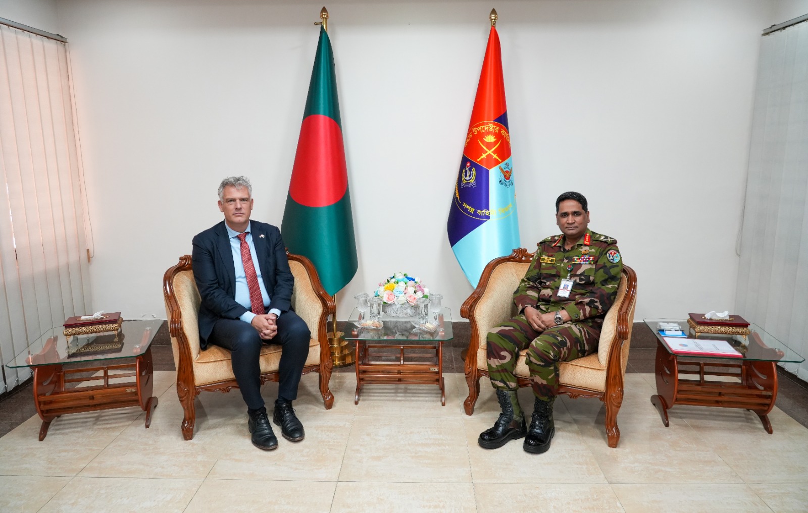 ‘Call On’ between Ambassador, Kingdom of the Netherlands and Principal Staff Officer (PSO), Armed Forces Division (AFD)