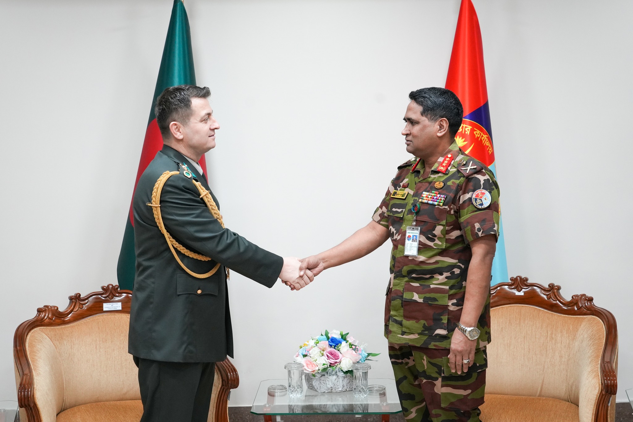 ‘Call On’ between Newly Appointed Military Attache of Republic of Türkiye to Bangladesh and Principal Staff Officer (PSO), Armed Forces Division (AFD)