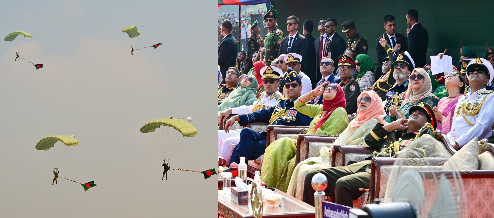 গিনেস ওয়ার্ল্ড রেকর্ডস কর্তৃক আনুষ্ঠানিকভাবে বাংলাদেশকে “MOST FLAGS FLOWN SIMULTANEOUSLY WHILE SKYDIVING (PARACHUTE JUMP)” বিশ্বরেকর্ডধারী হিসেবে স্বীকৃতি