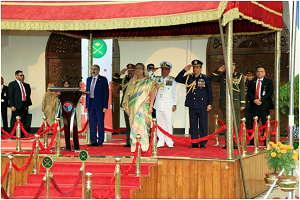Reception hosted by Hon’ble Prime Minister at ‘SENAKUNJA’ during Armed Forces Day